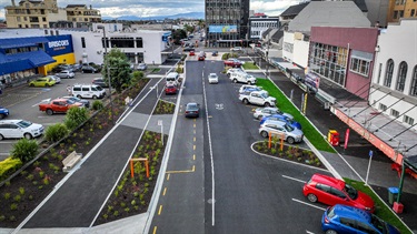 Aerial view of Cuba Street