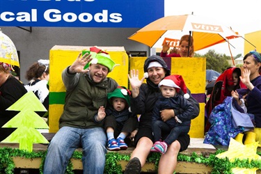 Christmas float