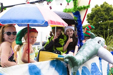 Christmas float
