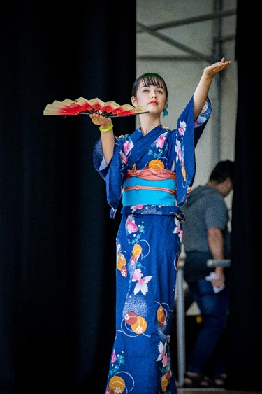 Festival of Cultures - single dance in Geisha