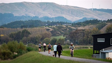 The pathway near Ruahine Street.