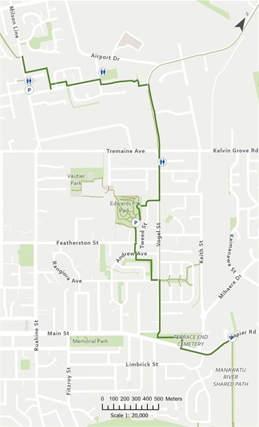 Map of City-loop Link