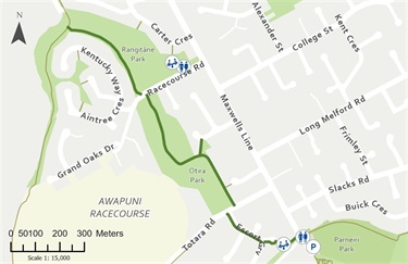 Map of Otira-Rangitane Walkway