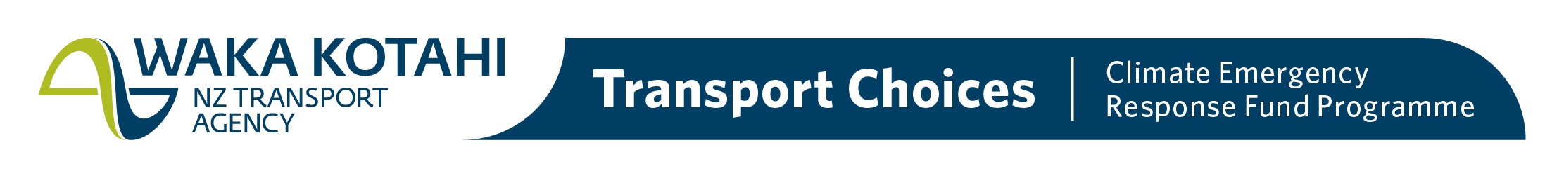 The Transport Choices - Climate Emergency Response Fund Programme logo