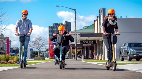 E-scooter operators have rolled into Palmy, extending transport options in the city.