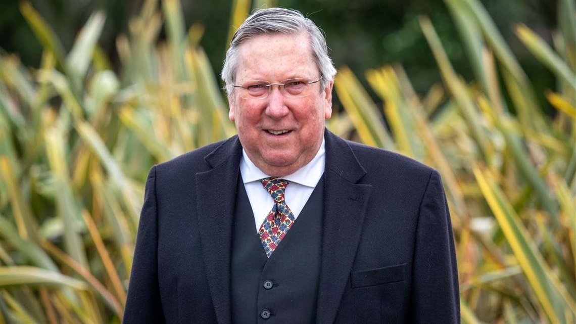 2021 Civic Award recipient John Fowke in Te Marae o Hine.