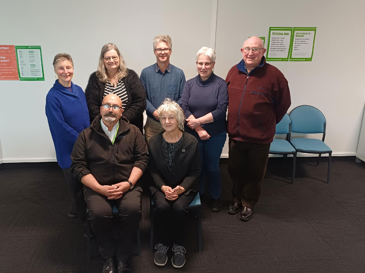 group photo of seven people as the heritage reference group for Palmerston North City Council