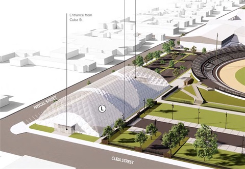 artistic impression of the new arena 5