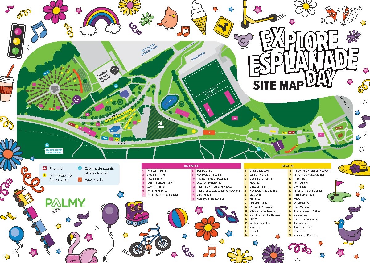 sitemap of Explore Esplanade Day