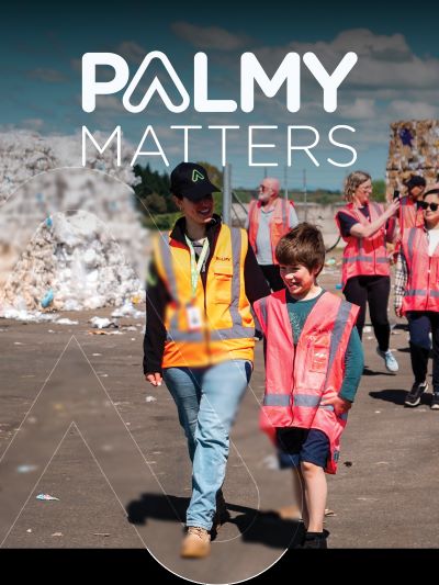 Children touring our recycling centre.