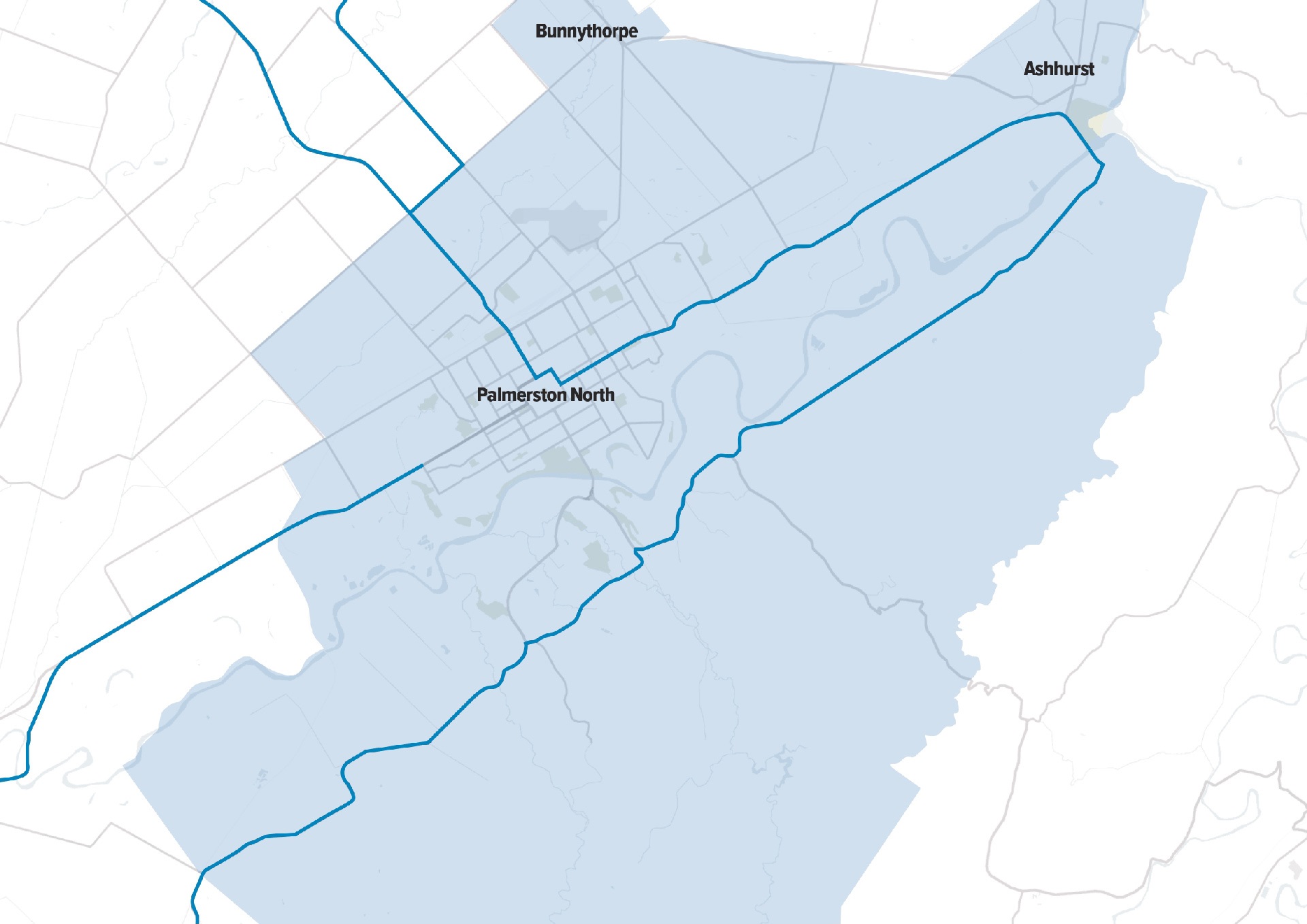 Map indicates area that requires permission to fly drones over the roads.