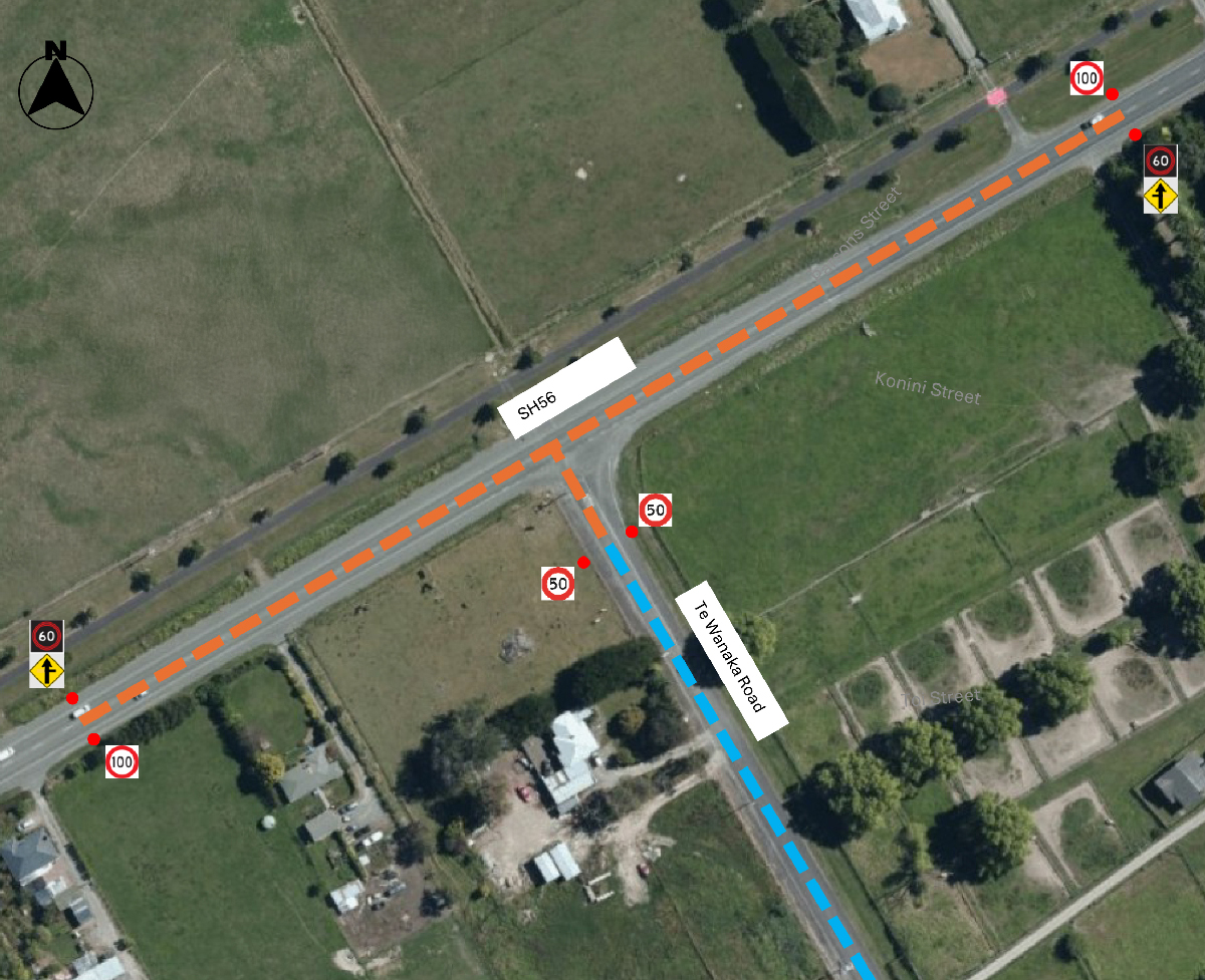 Map shows proposed speed limit changes 