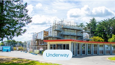 Work to seismically strengthen this critical facility is underway now.