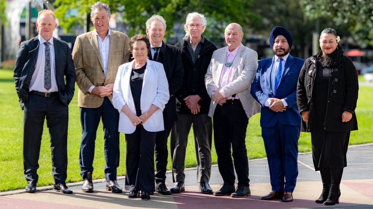 Group photo of Palmerston North's 2025 civic honours recipients.