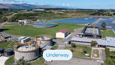 Work to seismically strengthen this critical facility is underway now.