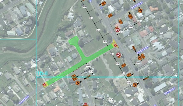 Map shows the proposed traffic management on Hull place and coventry street